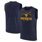 West Virginia Nike Men's Legend Mascot Lock Up Tank